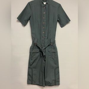 Dope jumpsuit! Lightweight Antique Denim color. Extraordinary details! Sz36